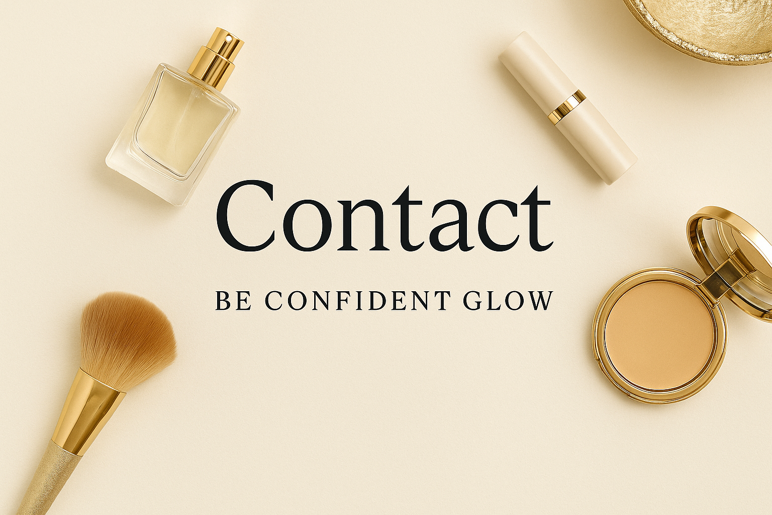 Contactează-ne rapid și ușor pentru întrebări despre îngrijirea pielii, frumusețe și produse cosmetice testate – BeConfidentGlow