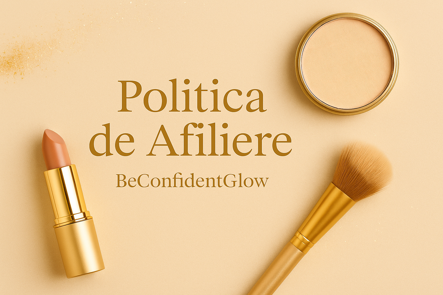 Politica de Afiliere BeConfidentGlow – informații despre afiliere, transparență și produse recomandate